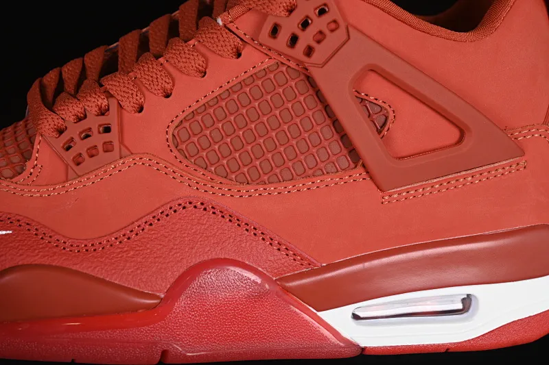 All categories Air Jordan Jordan series basketball shoes Air Jordan 4 cost-effective version Nigel Sylvester x Air Jordan 4 OG "Brick By Brick" AJ4 Joe 4 orange brown HF4340-800